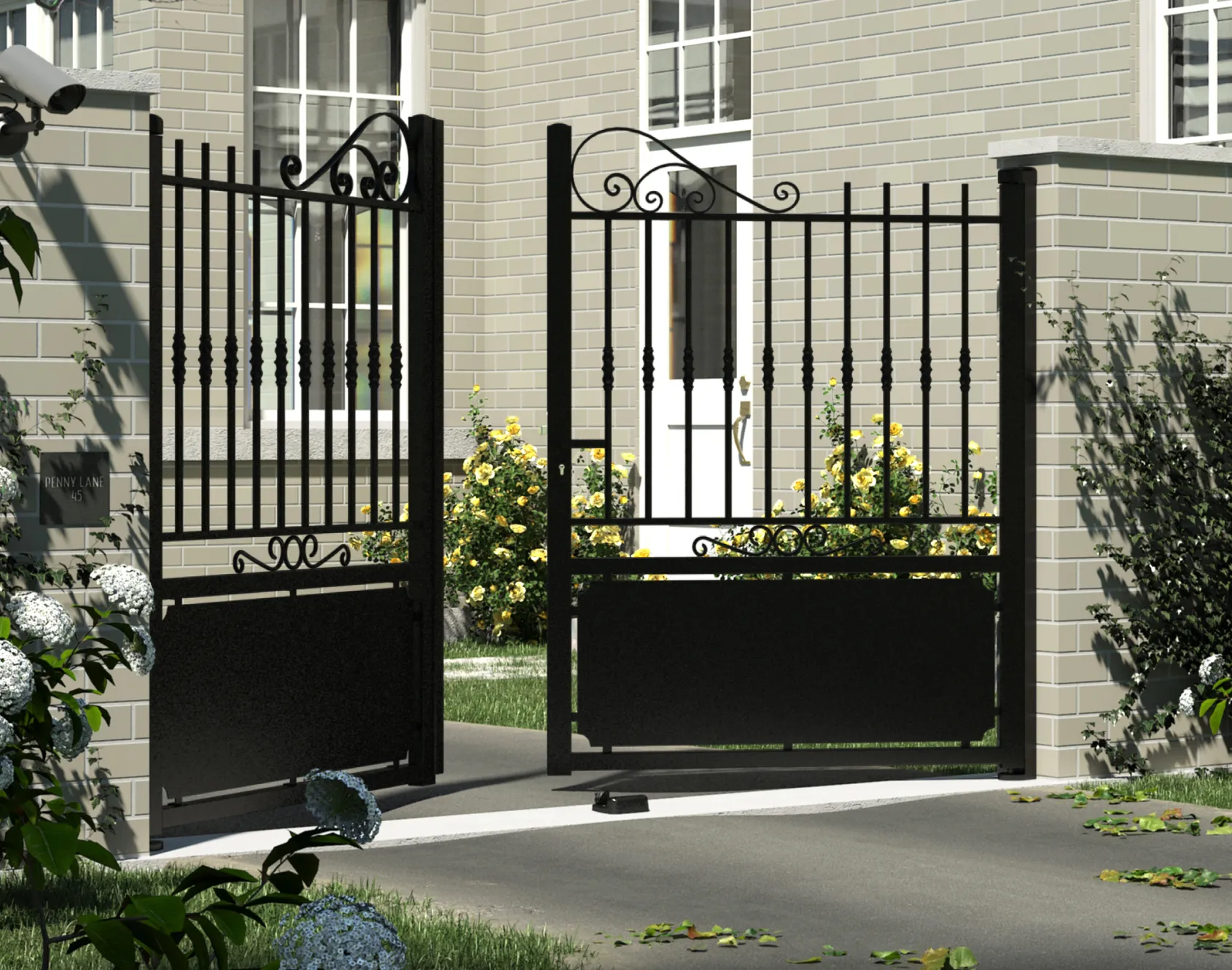 Locquirec swing gate by Kostum